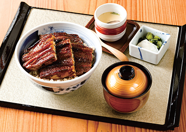 鰻丼 上